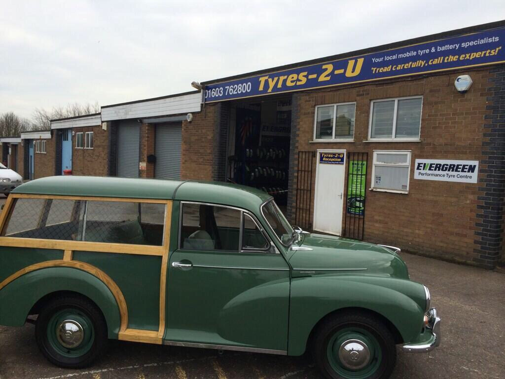 Tyres of all sizes.